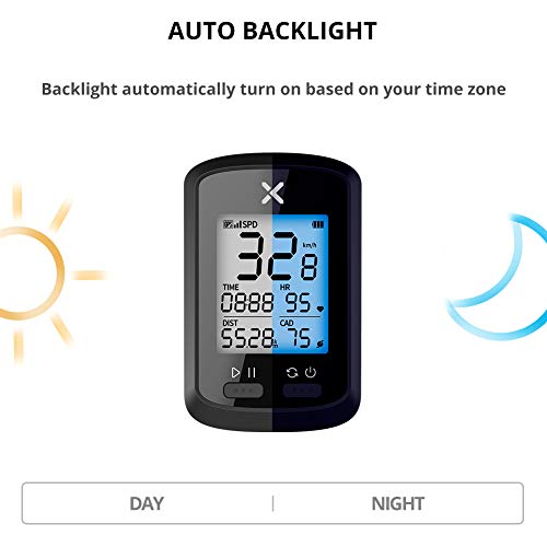 Xoss G+ Gps Bike Computer With Bicycle Mount, Bluetooth Ant+ Cycling Computer, Wireless Bicycle Speedometer Odometer, Waterproof Mtb Tracker (Support Heart Rate Monitor & Cadence Sensor) #TOP6