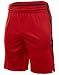 Nike Mens Elite Stripe Basketball Shorts University Red/Black 718378-657 Size Medium