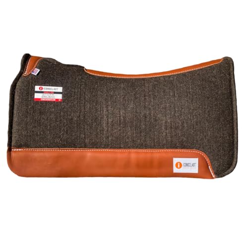 Iconoclast Felt Saddle Pad with Fleece Bottom Black