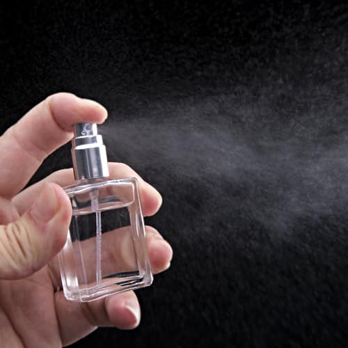 YU FENG 12pcs Refillable Glass Atomizer Spray Bottles with Funnels Pipettes Dispenser for Perfume,Fragrance,Lotion,Essential Oil3