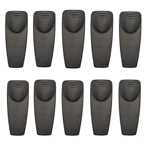 10pcs Belt Clips for Motorola GP328 GP338 GP340 GP360 GP380 GP640 HT750 HT1225 HT1250 PRO5150 PRO5450 PRO5350 PRO5750 XTS1500 XTS2500 Walkie Talkies (S)
