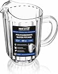 New Star Foodservice 46106 Resturant-Grade Polycarbonate Plastic Water Pitcher, 60 oz, Clear