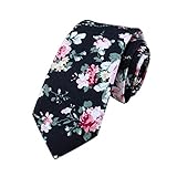 flores negras los melodicos acordes ❤ Tamaño (aproximado): 148 * 6cm. Cómo vender: 1 corbata de hombre.