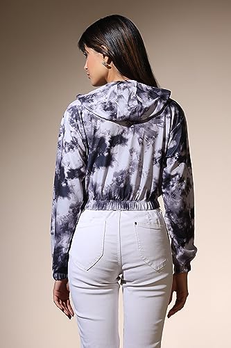 Image of DHRUVI TRENDZ Rayon Hooded T Shirt for Women | Women's T Shirt | T Shirt Women's | Casual Loose Fit | Hoodies T Shirt for Women | T-Shirt for Women