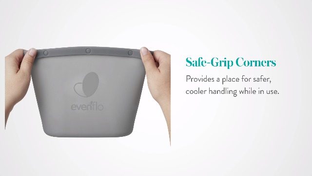 Watch Evenflo Silicone Steam Sanitizing Bag, Grey on Amazon Live