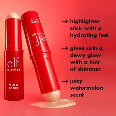 e.l.f. Jelly Pop Glow Stick, 0.28 Fl Oz (Pack of 1), Golden Shimmer