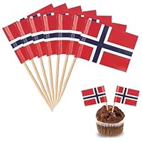 100 Stuks Houten Vlag Tandenstokers Nationale Feestdag Decoratie Cupcake Toppers Voedsel Tandenstoker Spanje