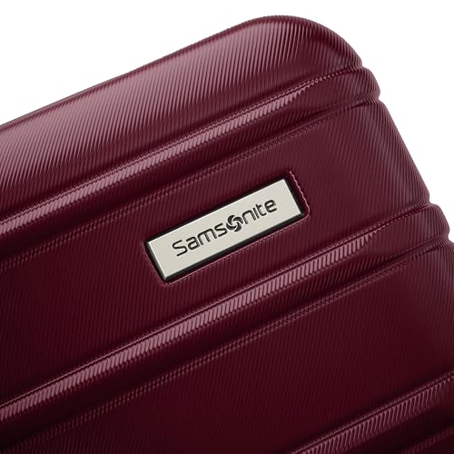 Image of Samsonite Omni 2 Hardside Expandable Luggage with Spinner Wheels, 3-Piece Set (19 /24 /28), Natural Merlot