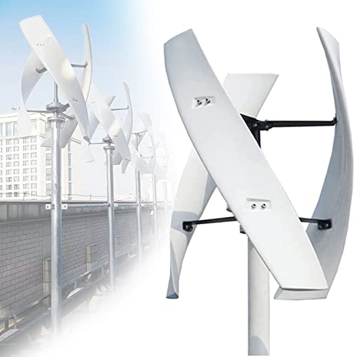 AALGO Low Speed 3 Blades Wind Turbine Kit Windmill Generator 5kw/9kw Permanent Magnetic Levitation Vertical Axis Wind Power Generator with Controller for Home Use,9000W-12V