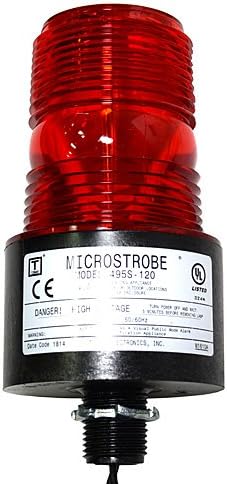 TOMAR 495S-120-R RED MICROSTROBE BEACON LIGHTNEW IN BOX