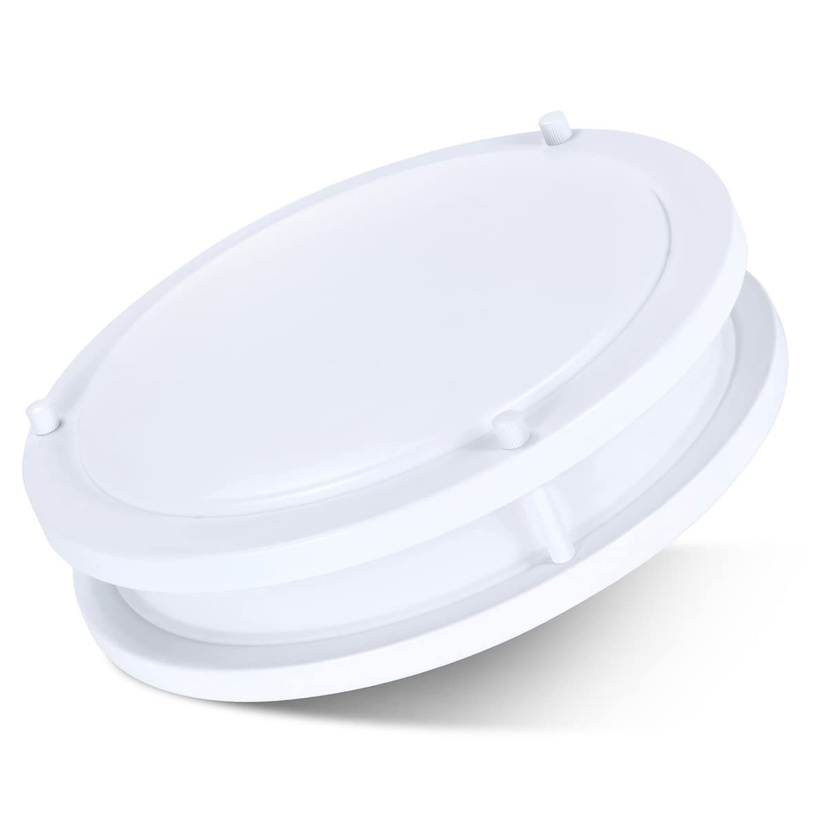 Drosbey 36W LED Ceiling Light Fixture, 13in Flush Mount Light Fixture, Ceiling Lights for Bedroom, Kitchen, Bathroom, Hallway, Stairwell, Super Bright 3200 Lumens, 5000K Daylight White (White)