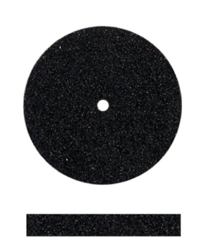7153 Universal Silicone Wheel, Medium, 7/8" x 1/8", Black (Box of 12)