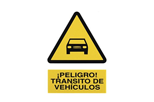 Plimpo Señal Poliestireno 210 X 148 Mm Peligro Tránsito De Vehículos En Oferta Cofan A81Pl210148 Señal Poliestireno, 210 X 148 Mm