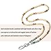 SAM & LORI Lanyards for Id Badges for Women Cute Teacher Lanyard Cruise Lanyard for Ship Cards Beaded Teacher Lanyards for Id Badges and Keys Neck Lanyard Beaded Keychain Lanyard Personalized String
