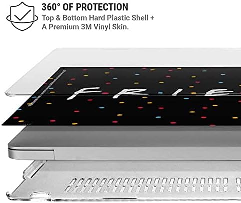 Skinit Case + Skin Compatible with MacBook Air 13in (2020) - Officially Licensed Warner Bros Friends Polka Dots Design