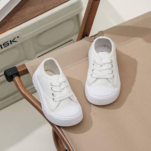 Boys Sneakers for Toddlers Lightweight Breathable Canvas Shoes Comfortable Everyday Outdoor Play for Kids4