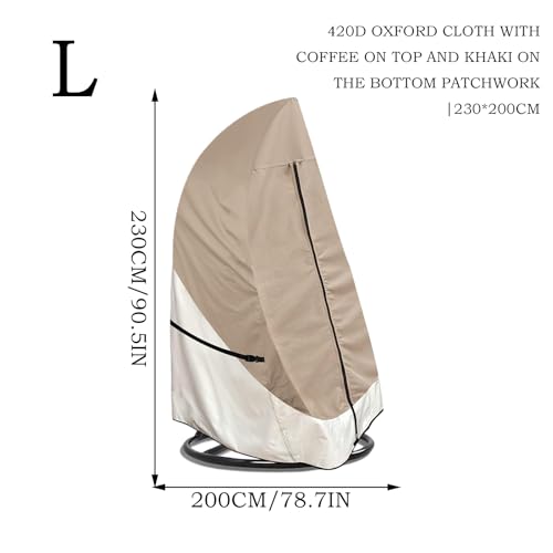 Funda para columpio colgante impermeable que evita moho y polvo 6