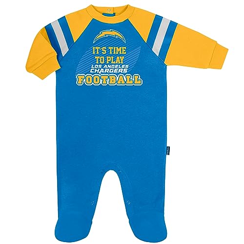 Image of Gerber NFL Unisex Baby Nfl Team Footed Sleep and Play