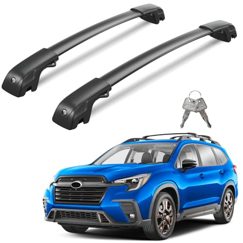 Wonderdriver 300lbs Roof Rack Cross Bars Compatible with Subaru Ascent 2019-2026,Heavy Duty Aluminum Lockable Roof Rails Crossbars Rooftop Luggage