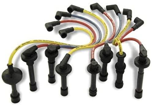 Moroso 73835 Ultra 40 Sleeved Spark Plug Wire Set in Blue, Fits Big Block Ford 429-460 Engines, HEI Distributor Ends #1