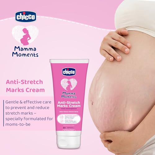 Image of Chicco Mamma Moments Anti-Stretch Marks Cream 75g | Helps Reduce Stretch Marks | Improve Skin Firmness | No Phenoxyethanol | Dermatologically Tested