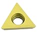 Dorian Tool TDEX Multilayer Coated Carbide Dovetail Triangle Milling Indexable Insert, 0.0312" Nose Radius, General Purpose Chip Breaker for Non-Ferrous Metals, 31/32" Insert, 3/16" Thick (Pack of 10)