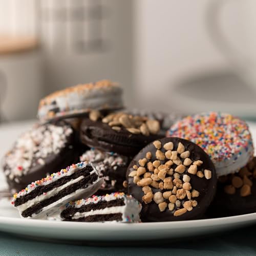 Image of WINNI - Decadent 30 Pcs Rich Chocolate Cookies With Tin Box + Rakhi Gift Combo | Rakhi Gift For Brother & Sister | Choco Cookies Hamper & Bouquet | Rakhi Gift Set | Handmade Celebration Chocolates Box For Girls, Boys, Brother, Sister, Kids, Bhaiya, Bhabhi | Dark Chocolates | Raksha Bandhan Gift Hamper | Return Gift