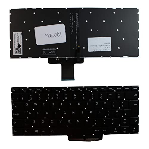 Clavier Lenovo Yoga 710-14ISK noir rétroéclairé pour remplacement ordinateur portable
