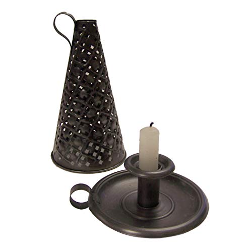 Schooner Bay Co. 7 inches Early American Candle Holder with