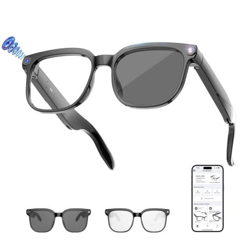 AI Smart Glasses with 8MP Camera
