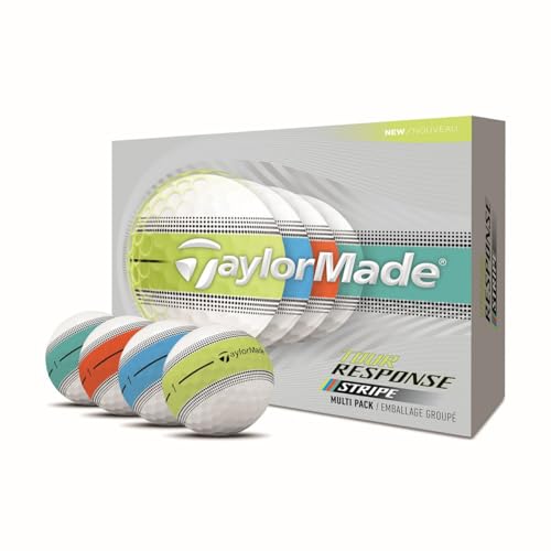 TaylorMade Golf Tour Response Stripe Multipack One Dozen
