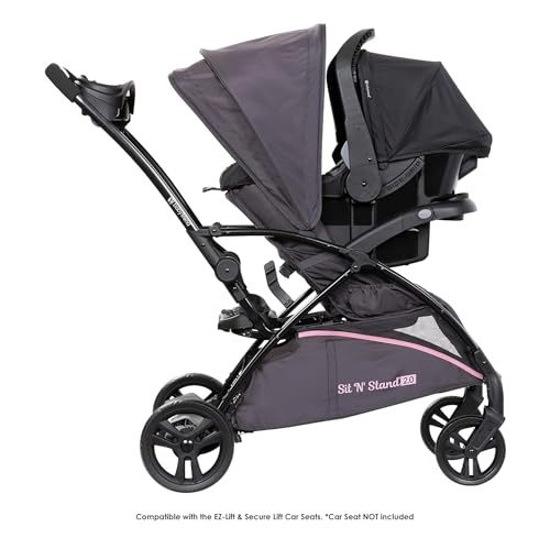 Image of Baby Trend Sit N' Stand 2.0 Stroller, Simply Pink
