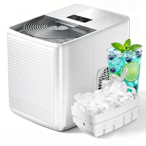 Image of Antarctic Star Bullet Ice Maker Countertop, 9 Ice Fast in 6mins, 27lbs /Day