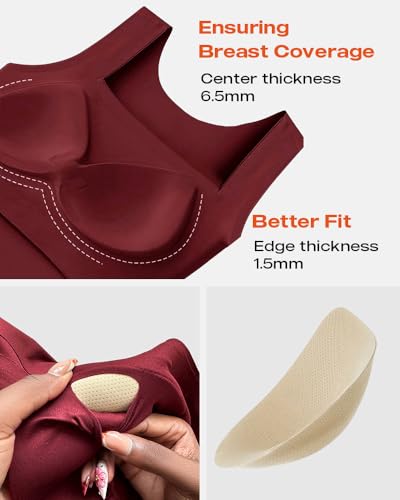 Image of CHICME Womens U Neck Shapewear Built-in Bra Tank High Strechy Sleeveless Slim Fit Tops Camisole Workout Tops