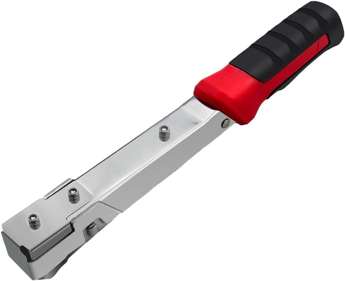 Manual Hammer Tacker,Automatic Nail Feeding,Non-Slip Handle,for Furniture Carpentry Decoration Fixed Wiring