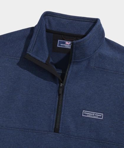Image of vineyard vines Men's Mountain Sweater Fleece Quarter-zip