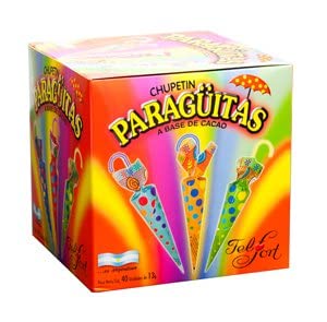 Felfort Paraguitas de Chocolate/Chupetines 40 Lollipops 520 grs.