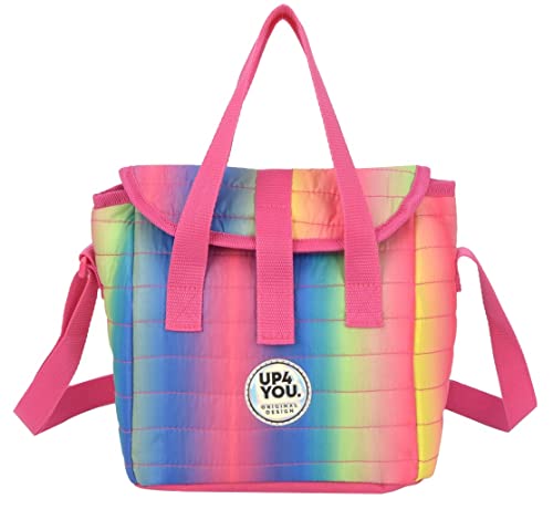 Kit Mochila Escolar Rodinhas Feminina Menina Juvenil Infantil Colorida Chaveiro Lancheira Térmica Im
