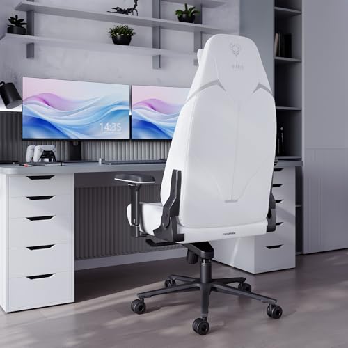 X-Eye Prime Sedia Gaming Ergonomica in Tessuto con Seduta Raffreddante, Poggiatesta Magnetico Memory, Supporto Lombare Regolabile ProSpine, Braccioli 4D e Base in Metallo Ghosted White - Sedia gaming - Immagine 12