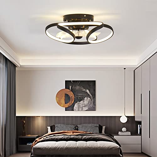 Ventilateur de plafond avec eclairage LED et telecommande reversible - 3