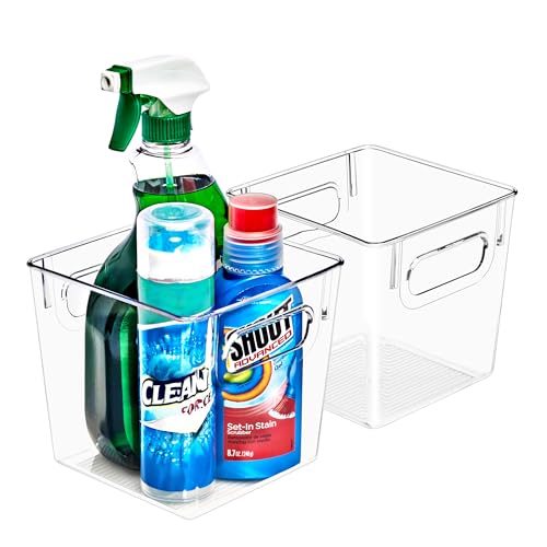 Sorbus-Fridge-Organizers-and-Storage-Clear-Plastic-Bins-Small-2-Pack Sorbus Fridge Organizers and Storage, Clear Plastic Bins (Small, 2 Pack) - Image 1