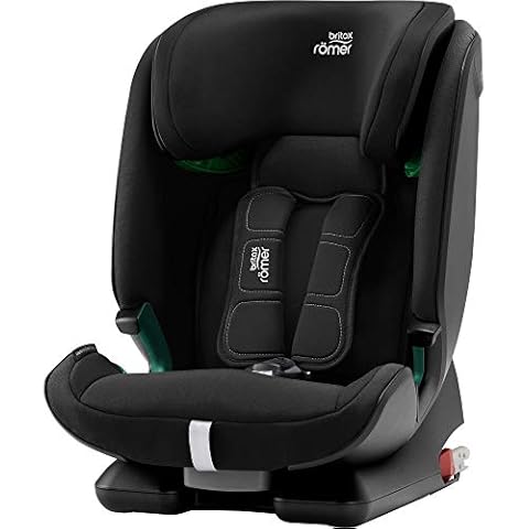 BRITAX RÖMER ADVANSAFIX M i-SIZE, Extendable headrest with ISOFIX Car Seat, child from 76 to 150 cm (Group 1/2/3) from 15 months to 12 years, Cosmos Black Cover