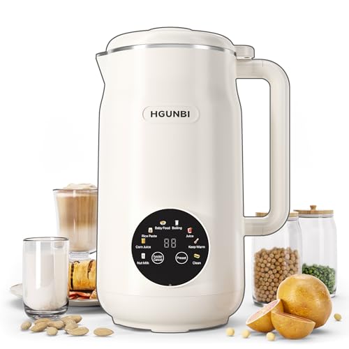 Comparison: Best Blender For Nut Milk 5 8-in-1 Automatic Nut Milk Maker Machine, 50oz Soy Milk Maker with 12 Blades, Nut Milk Maker Blender for Homemade Plant-Based Milk, Oat, Soy, with Self-Cleaning, Keep Warm, 12-Hour Delay