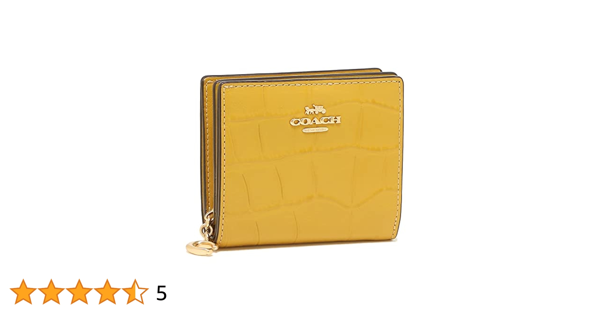 COACH C6092 イエロー　折り財布 Amazon | [コーチ] アウトレット 二つ折り財布 ミニ財布