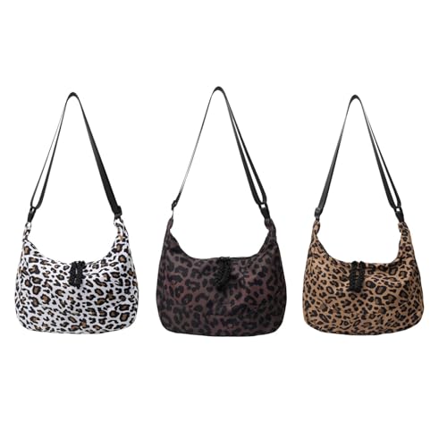 Tote Bag for Women, Fashionable Leopards Print Crossbody Dumpling Bags For Women Shoulder Bags Dumpling Purse3