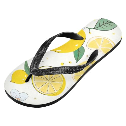 Lemon Summer Men's & Women's Classical Beach Rubber Sandal Flip Flop Comfortable Slipper 214B2738