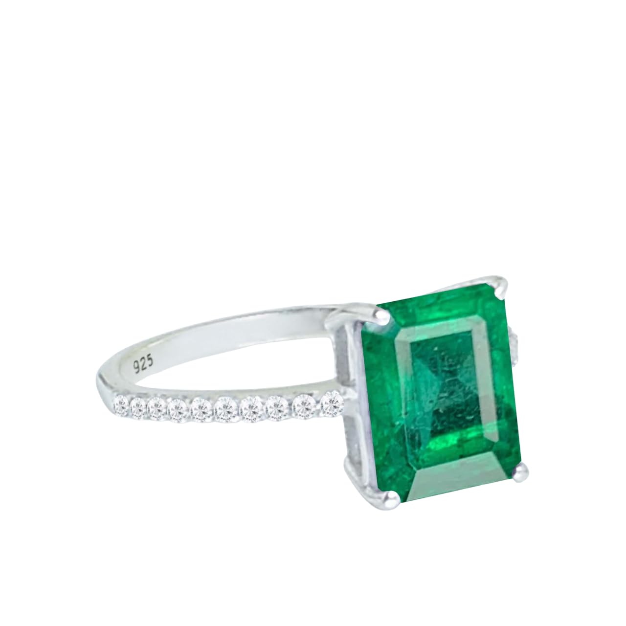 Ring aus 925er Sterlingsilber, Geburtssteinring für Frauen