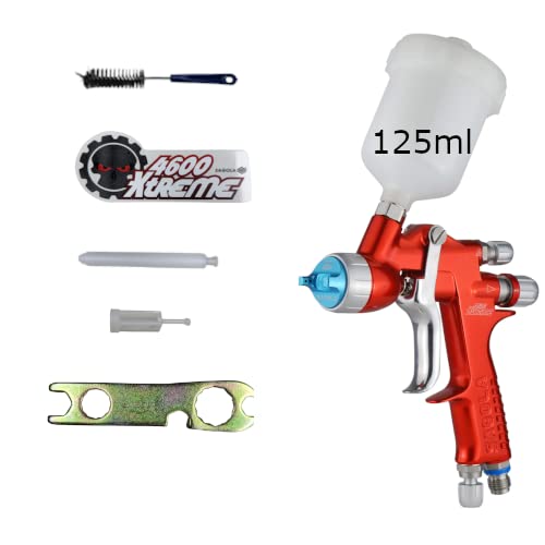Sagola Mini Xtreme Gravity fed Spray Gun (Mini Aqua Air Cap, 1.00mm)