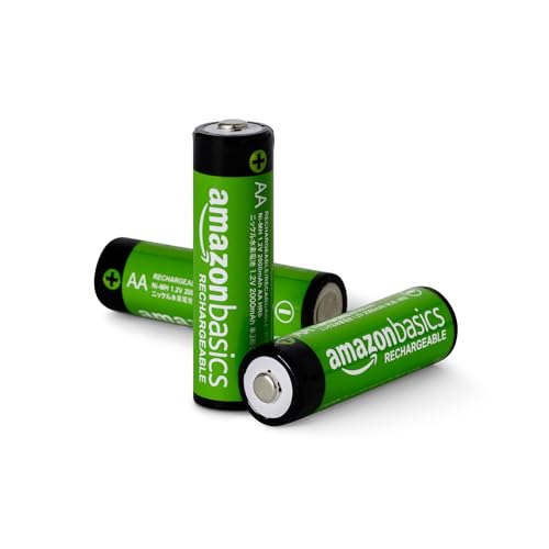image for Amazon Basics 16-Pack Rechargeable AA NiMH Batteries, 2000 mAh, 1.2V, 
