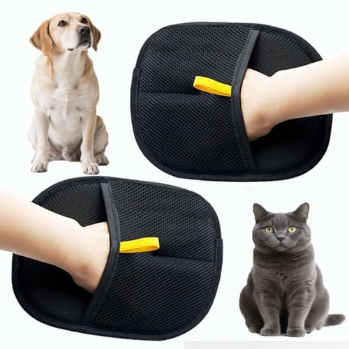 OlymGrow 2 PCS Pet Hair Removal Glove Magic Brush Pet Hair